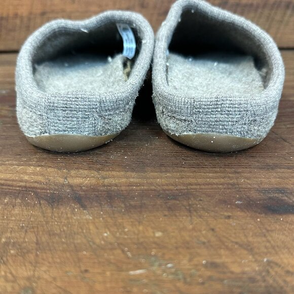 NWT Garnet Hill Grey Haflinger Boiled Wool Slippers 7 - Picture 3 of 12